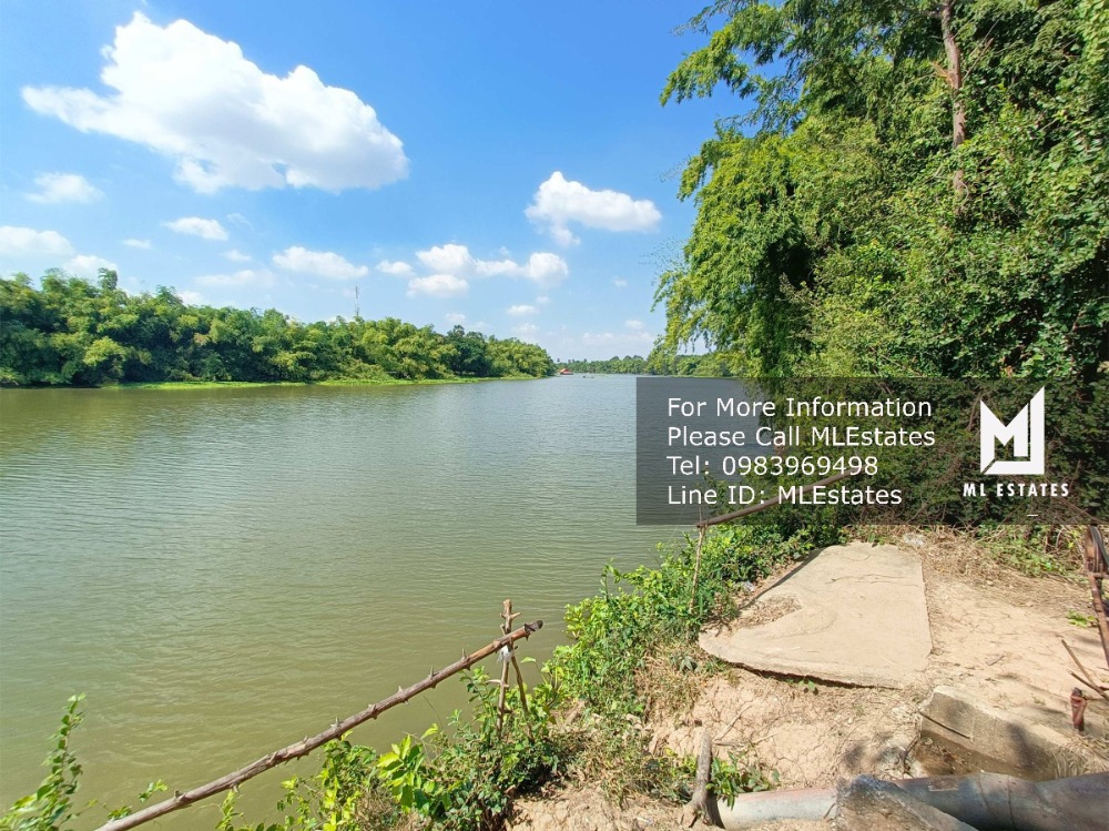 For SaleLandUthai Thani : Land for sale along the Sakae Krang River, Tha Sung Subdistrict, Mueang Uthai Thani District, 3 rai 2 ngan.