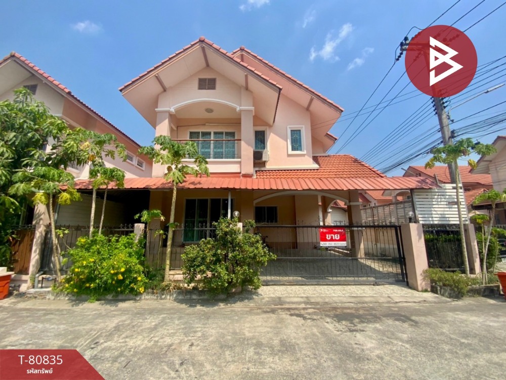 For SaleHousePathum Thani,Rangsit, Thammasat : Single house for sale AC House Village 7 Lam Luk Ka-Khlong 4 Pathum Thani