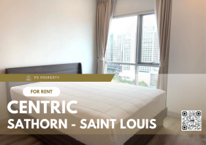 ให้เช่าคอนโดสาทร นราธิวาส : ให้เช่า📌Centric sathorn st.louis📌 เฟอร์นิเจอร์ เครื่องใช้ไฟฟ้าครบ ใกล้ BTS เซนต์หลุยส์