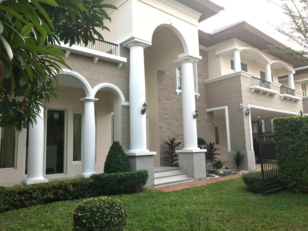 For SaleHousePinklao, Charansanitwong : ❖ Luxury Class ❖ Luxurious 2-story mansion, 155.70 sq.w. | 5 bedrooms, fully furnished | Near The Paseo Park Kanchanaphisek 4 mins, Thonburi Thawi Watthana Hospital 5 mins