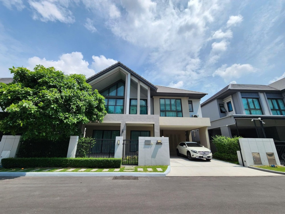 For SaleHouseVipawadee, Don Mueang, Lak Si : ❖ Modern style ❖ 2 storey single house, 54.00 sq.w. | 3 beds, Fully furnished | Front of house facing north | Near The Mall Ngamwongwan, North Park Golf Course.