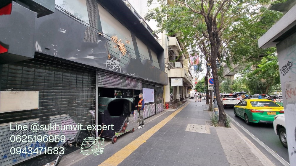 For SaleShophouseSukhumvit, Asoke, Thonglor : Commercial building for sale, good location, next to Sukhumvit Road, Phrom Phong, Thonglor, land size 96 sq wah