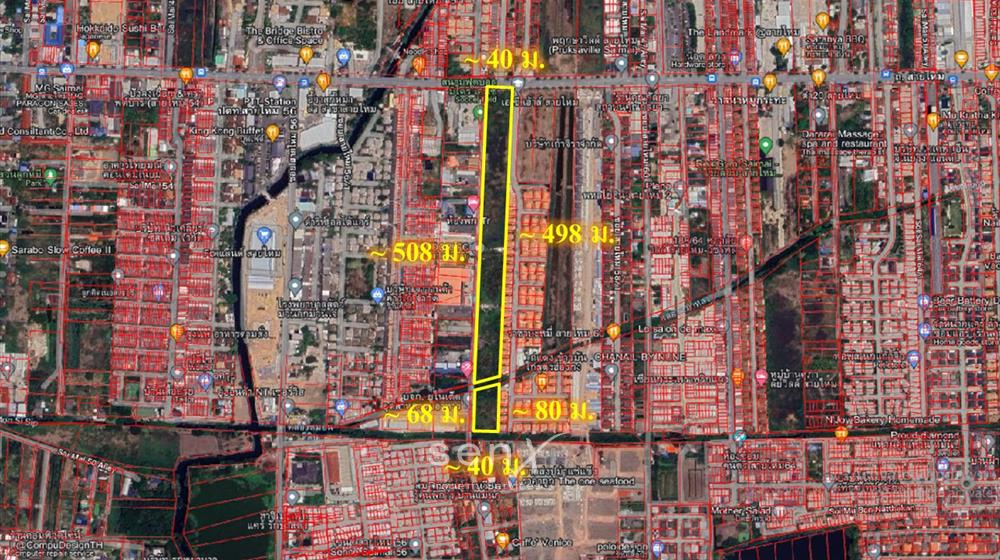 ขายที่ดินนวมินทร์ รามอินทรา : ขายที่ดิน ถนนสายไหม เนื้อที่รวม 14-1-86.1 ไร่