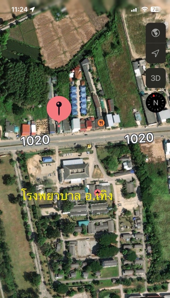 For SaleBusinesses for saleChiang Rai : Land with 23 rooms, 3 shophouses, in front of Thoeng Hospital, Chiang Rai Province.