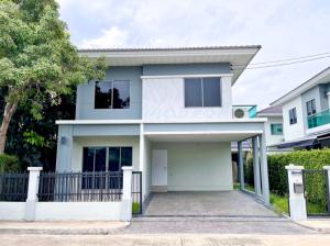 For SaleHouseNonthaburi, Bang Yai, Bangbuathong : Single house on the corner 🏡Perfect Place Rattanathibet-Sai Ma Station✨Beautiful house, Modern Luxury style, very few owners! Very new, like getting a new home, good location, near MRT Sai Ma** Price only 7.7 million baht!!!