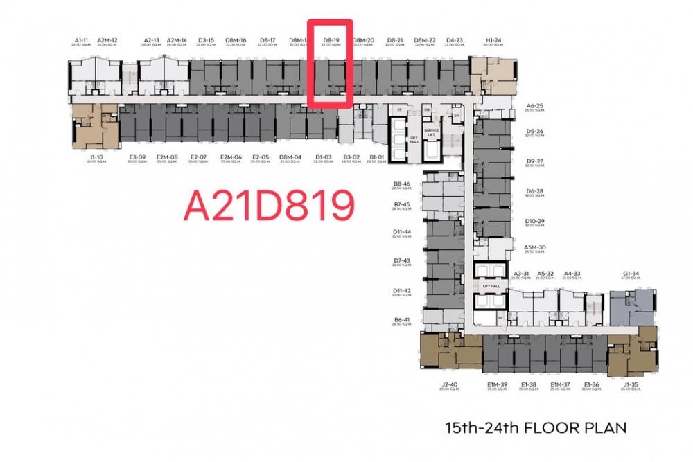 ขายดาวน์คอนโดคลองเตย กล้วยน้ำไท : 🏬🌟ขายดาวน์🌟🏬 Life พระราม4-อโศก 1Bed 32 sq.m. ชั้น21 ทิศเหนือ วิวทะเลสาบ “A21D819”