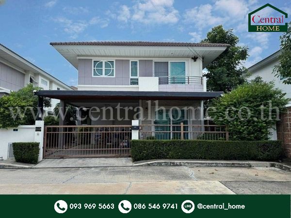 For SaleHouseNonthaburi, Bang Yai, Bangbuathong : Single house, Supalai Parkville Ratchaphruek, corner house, cheapest in the project.