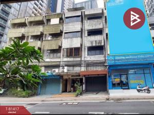 For SaleShophouseRama9, Petchburi, RCA : 5-story commercial building for sale, Asoke-Din Daeng Road, area 30 square meters, Bangkok.