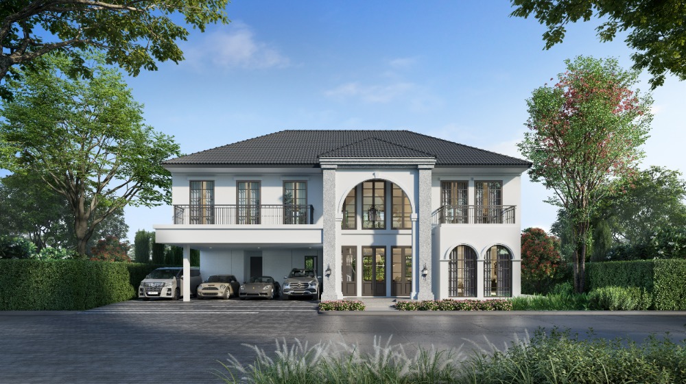 For SaleHousePhutthamonthon, Salaya : Luxury villa ready to move in, MONSANE Exclusive Villa Ratchaphruek - Pinklao.