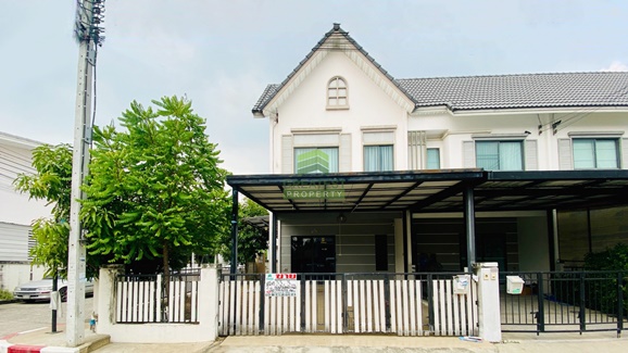 For SaleHouseRama5, Ratchapruek, Bangkruai : Modi Villa Village Pinklao-Wongwaen, Nonthaburi, urgent sale/rent, 2-story townhome, area 33.90 sq m, good location, beautiful house, ready to move in.