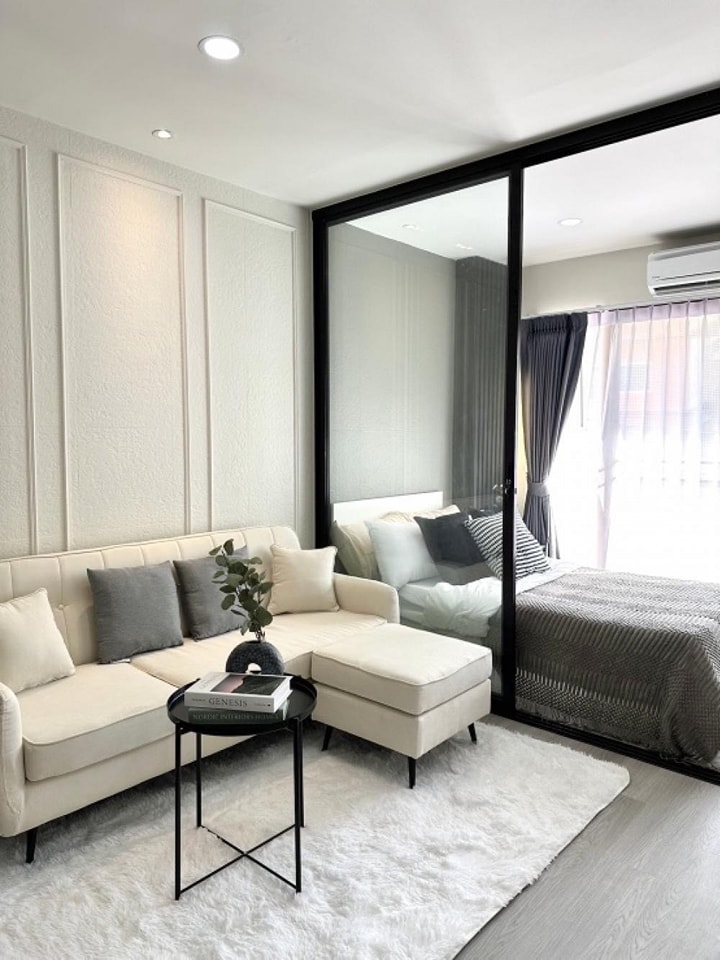 For SaleCondoRatchadapisek, Huaikwang, Suttisan : S-BKKR102 Baan Klang Krung Resort, 2 bedrooms, 63.5 sq m., 3rd floor, for sale 4.2 million 064-959-8900