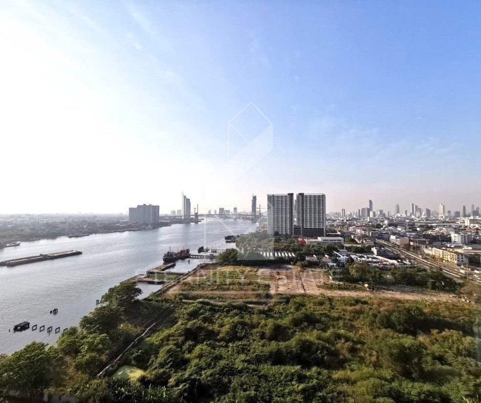 For SaleCondoRama3 (Riverside),Satupadit : Condo for sale, U Delight Residence Riverfront-Rama 3, special size room, beautiful layout, view of the curve of the Chao Phraya River.