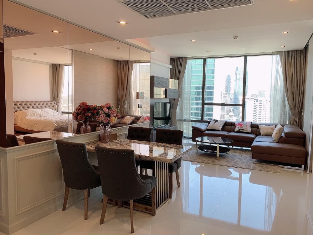 For SaleCondoWongwianyai, Charoennakor : ● Good Deal ● 25+ floor 64.40 sq.m. | 1 bed, Fully-Furnished  | near BTS Surasak 50 m., Bangkok Christian College 300 m., St. Louis Hospital 450 m.