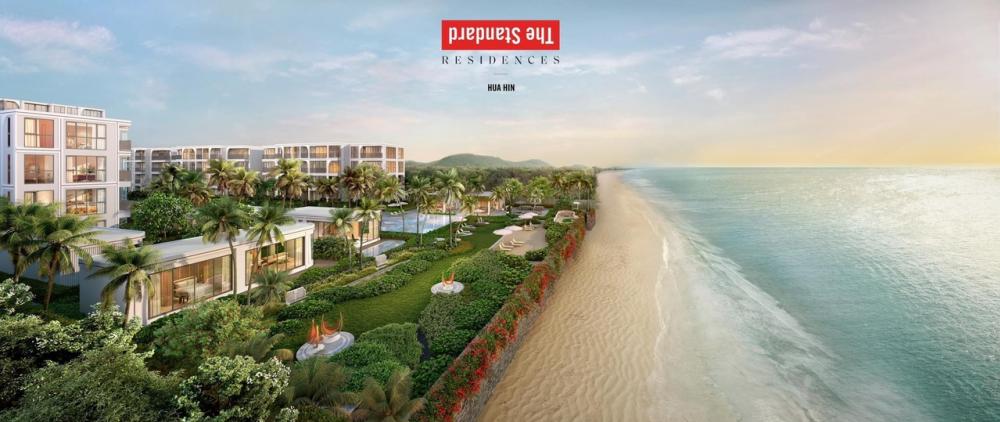 For SaleCondoHuahin, Prachuap Khiri Khan, Pran Buri : #PRESALE The Standard Residences HuaHin, vacation condo 0 meters from Hua Hin beach, new project from Sansiri, introductory price 8.99 MB