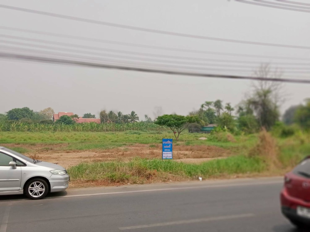 For SaleLandChiang Mai : Land next to the main road San Pa Tong Mae Wang 458.6 sq w.