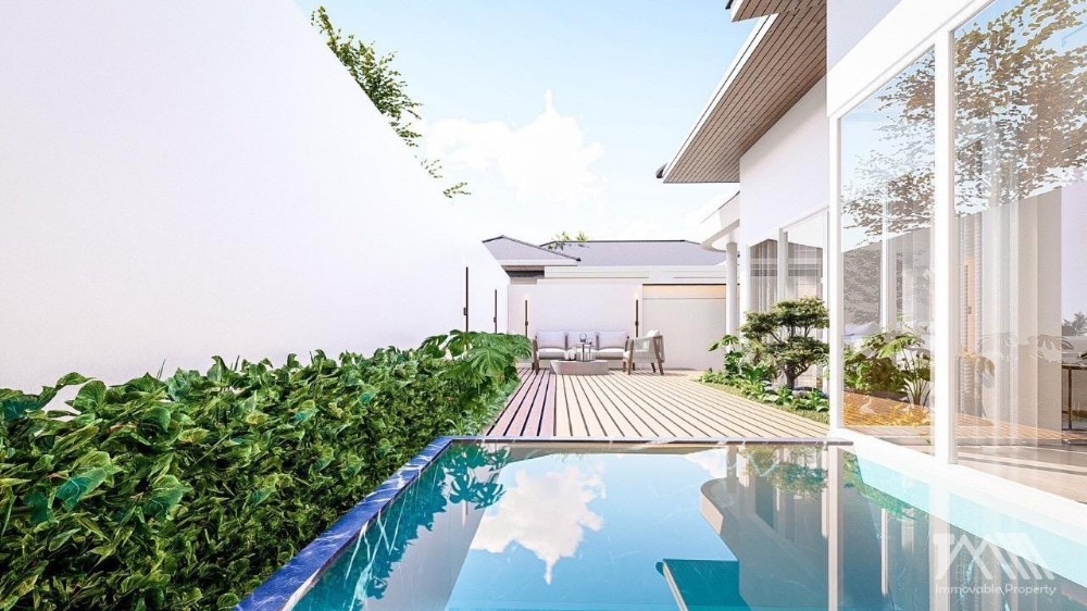 For SaleHousePhuket : (Chaofa Garden Home 3) Villa-style twin house, Koh Kaew area, Phuket