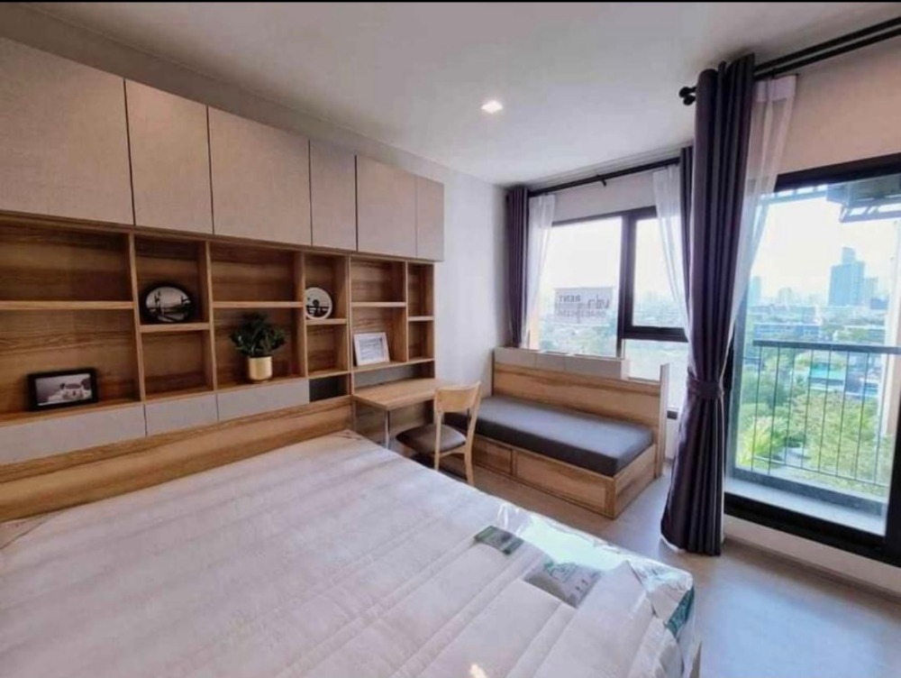 For RentCondoOnnut, Udomsuk : For rent: Life S62, studio room, near BTS Bang Chak and the expressway, convenient travel, complete central area, fully furnished, ready to move in.