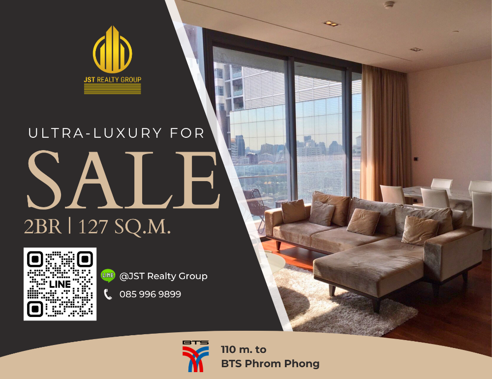 For SaleCondoSukhumvit, Asoke, Thonglor : 💎 Ultra-Luxury 2BR Condo | Marque Sukhumvit | High Floor | Sale with Tenant | Near BTS Phrom Phong!