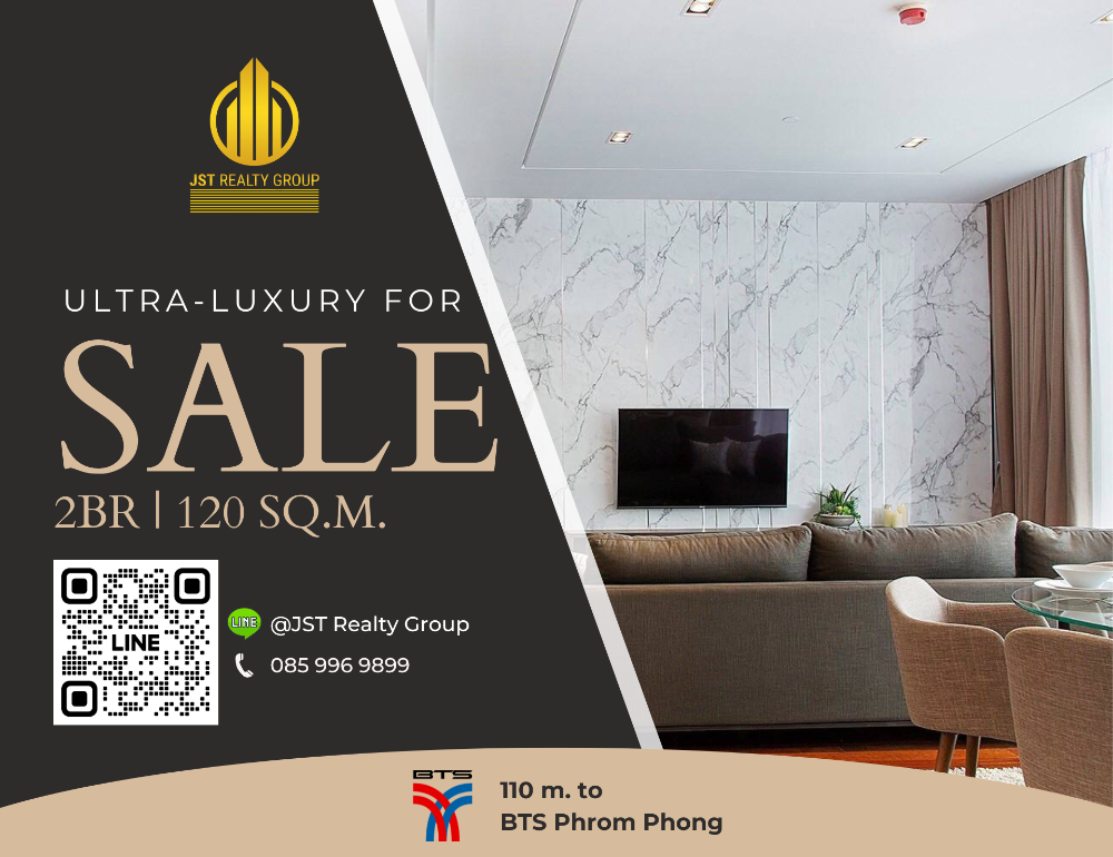 For SaleCondoSukhumvit, Asoke, Thonglor : 💎 Ultra-Luxury 3BR Condo | Marque Sukhumvit | High Floor | Sale with Tenant | Near BTS Phrom Phong!