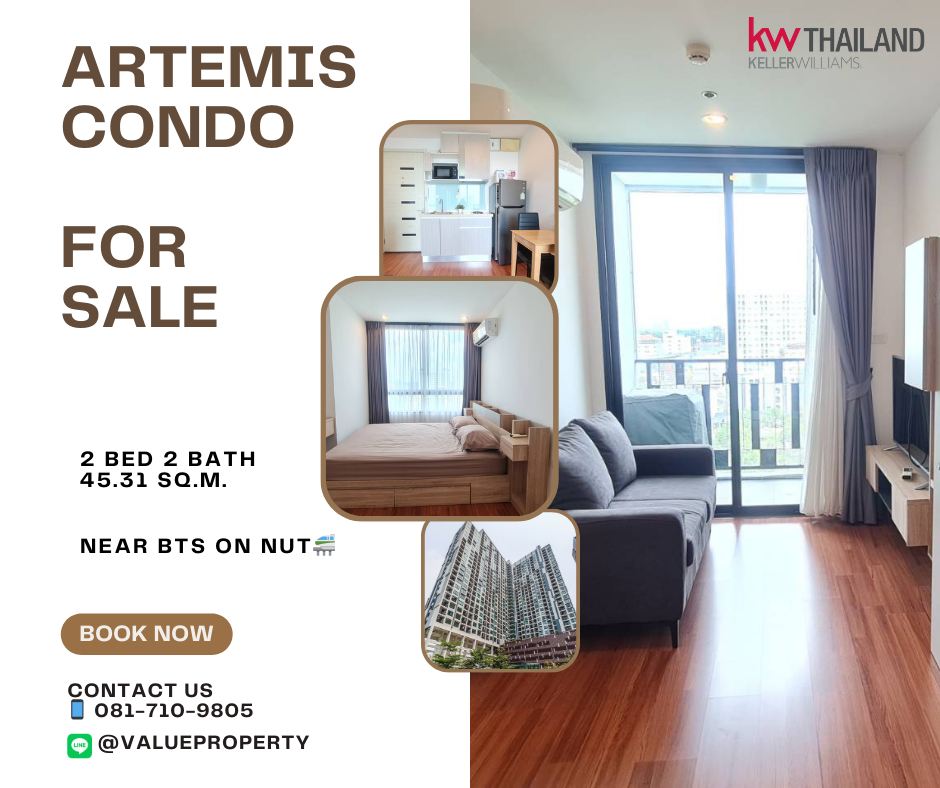 For SaleCondoOnnut, Udomsuk : 📣📣Artemis On Nut Condo for sale, just renovated‼️