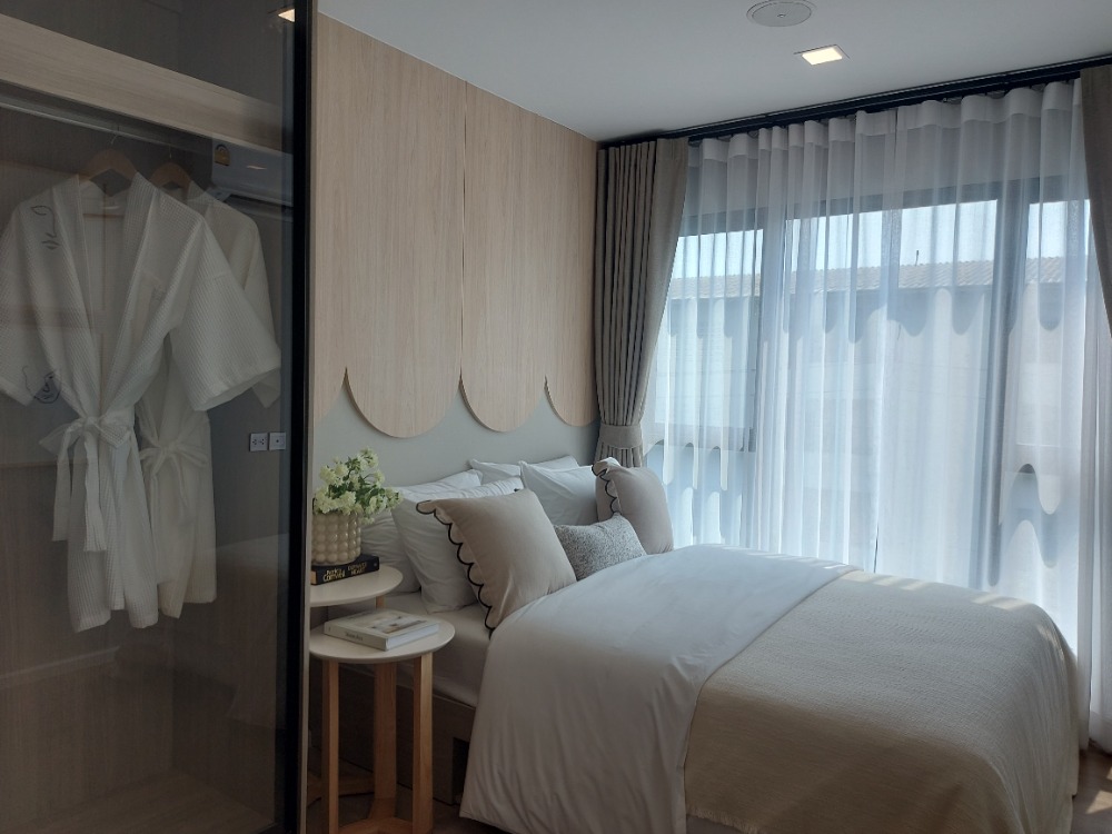 For SaleCondoMin Buri, Romklao : Condo for sale, 1 bedroom, Atmoz Flow Minburi, near BTS Minburi Market, beautifully decorated, fully furnished, ready to move in, good facilities, starting price 1.89 million baht.