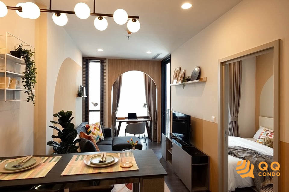 For RentCondoSukhumvit, Asoke, Thonglor : 🏬 For Rent Oka Haus Sukhumvit 36 Beautiful room, 1Bed 36 sq.m., fully furnished.