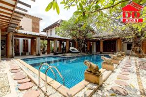 For SaleHouseKaset Nawamin,Ladplakao : Single house for sale Along Ramindra Expressway, Nuanchan Home, house with swimming pool, property code H8065