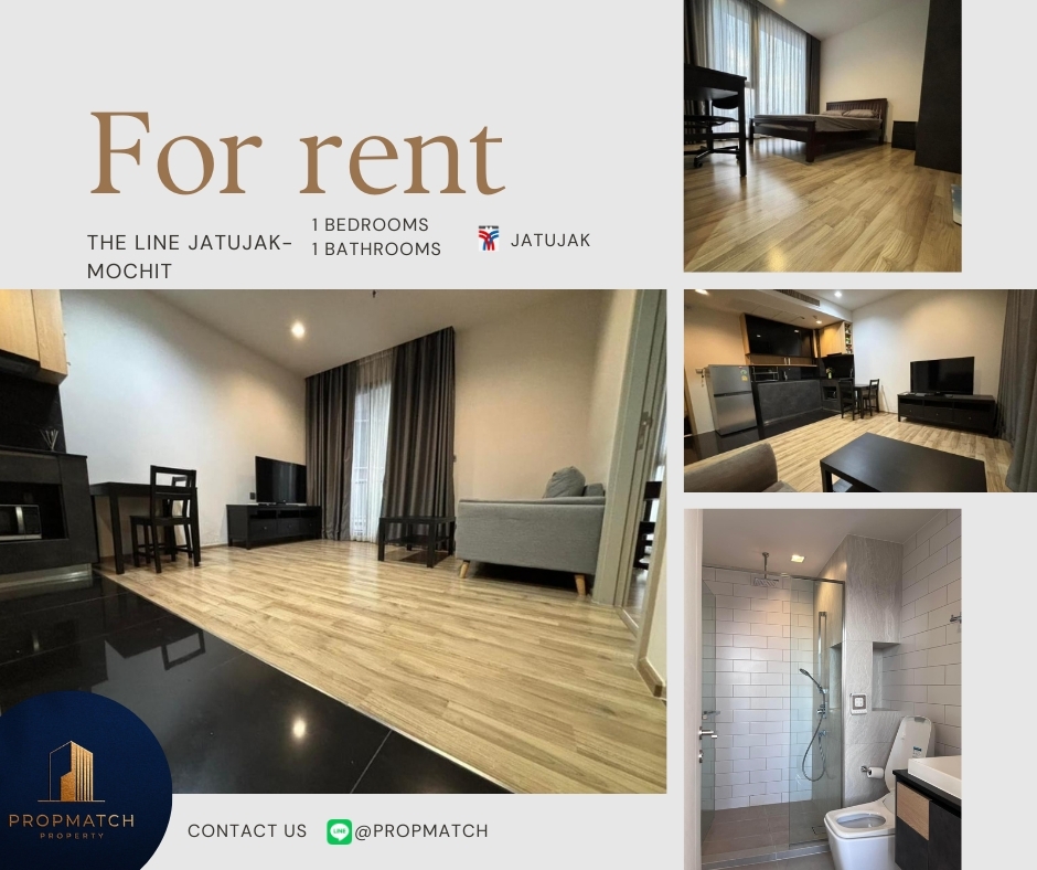 ให้เช่าคอนโดสะพานควาย จตุจักร : 🏙️ BEST DEAL FOR RENT | THE LINE Jatujak - Mochit 1 Bedroom 1 Bathroom 43 sqm. - ฿22,000/month Tel.0909426442 K.Film