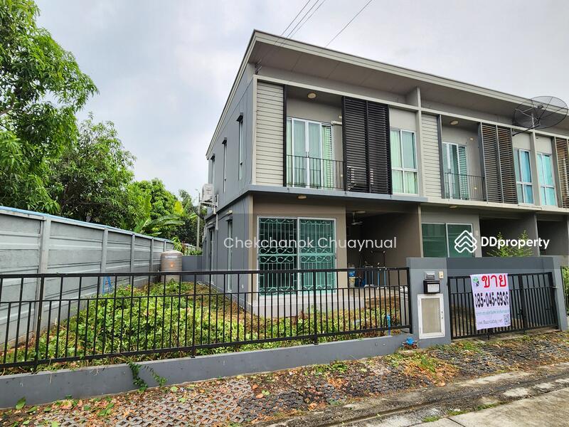 For SaleTownhouseRama5, Ratchapruek, Bangkruai : Townhome for sale, plot on the edge of Bang Yai, Pruksa Light Lock. 30 sq m., near the garden, 3 bedrooms, 2 bathrooms, 2.35 million