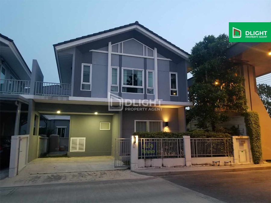 For SaleHousePathum Thani,Rangsit, Thammasat : House Perfect Park, Ratchaphruek, Pathum Thani, 40.7 sq m, 150 sq m, 3 bedrooms, 3 bathrooms, price 4.19 million baht.