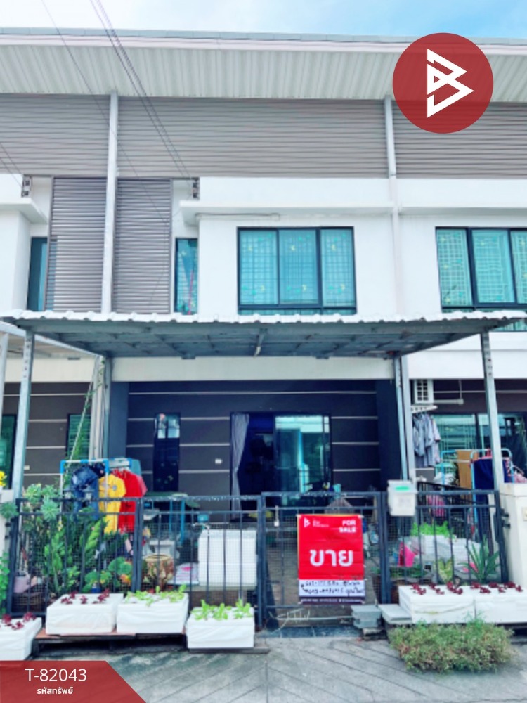 For SaleHouseBangna, Bearing, Lasalle : Townhouse for sale Modi Villa Bangna Village, Samut Prakan