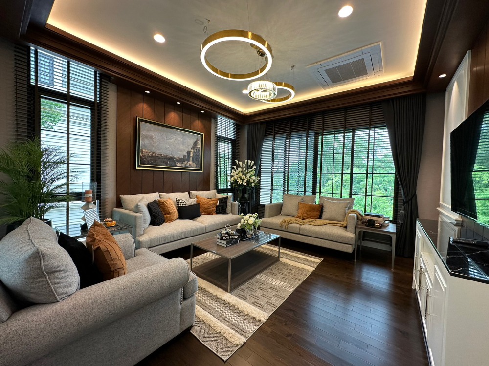 For SaleHouseRama3 (Riverside),Satupadit : The Welton Rama 3: Exquisite, Luxurious Four-Bedroom Villa for Sale near the Chao Phraya River