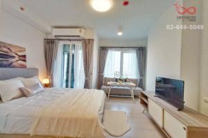 For SaleCondoRatchadapisek, Huaikwang, Suttisan : Condo for sale Chapter One ECO Ratchada - Huaikwang, corner room, 9th floor, Pracha Uthit Road.