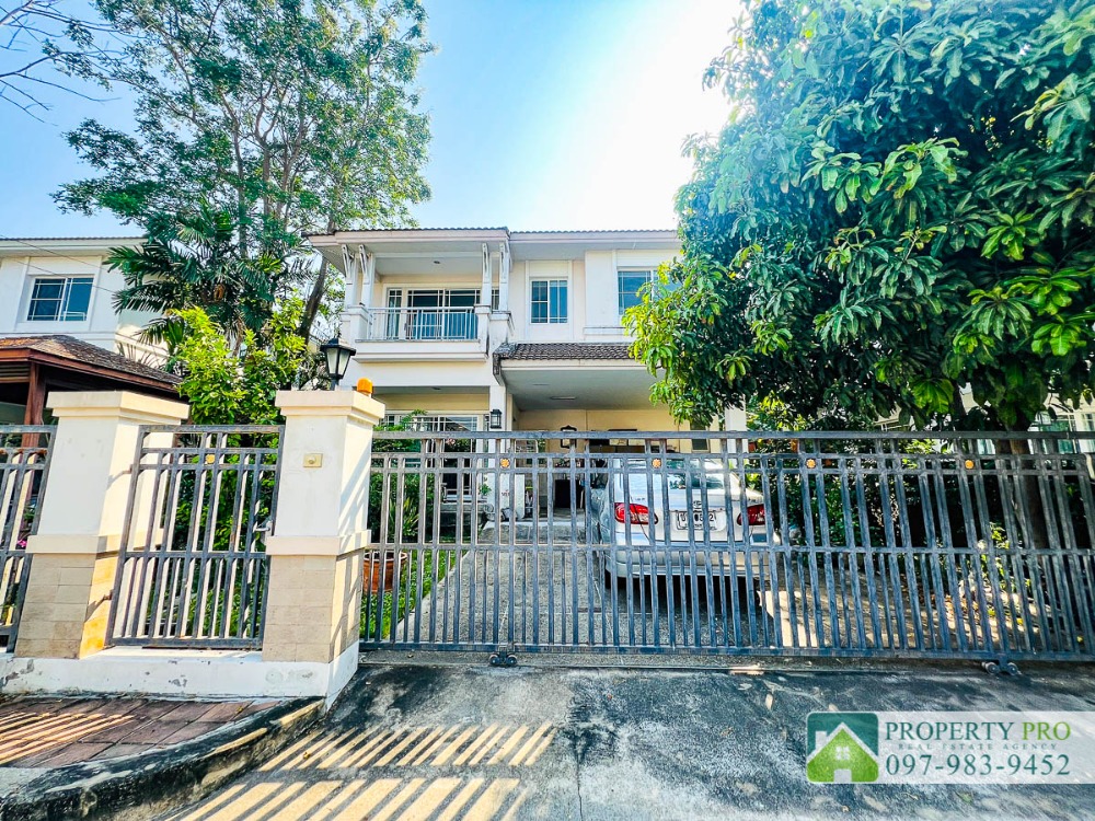 For SaleHouseSamut Prakan,Samrong : EL24S-017 House for Sale at Nantawan Srinakarin, 3 bedroom 71 sqw 185 sqm Near MRT Si Thepa, Thepharak, Samrong