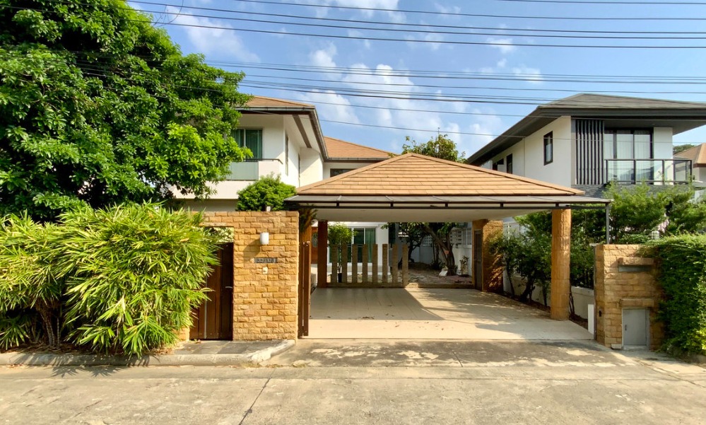 For RentHouseChokchai 4, Ladprao 71, Ladprao 48, : For rent / sale, 2-story detached house, Private Nirvana Chokchai 4, Nakniwat 37, near Central East Ville Expressway, Chokchai 4.