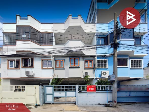 For SaleTownhouseRathburana, Suksawat : Townhouse for sale Soi Pracha Uthit 49, Intersection 3, Thung Khru, Bangkok