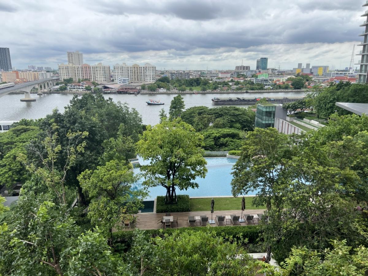 For SaleCondoBang Sue, Wong Sawang, Tao Pun : Fantastic River view , facing river view both living room and bed room .46 sqmFor Sales : 333 Riverside high class condo (closed MRT Bangpo ( BL09) and Boat pier )