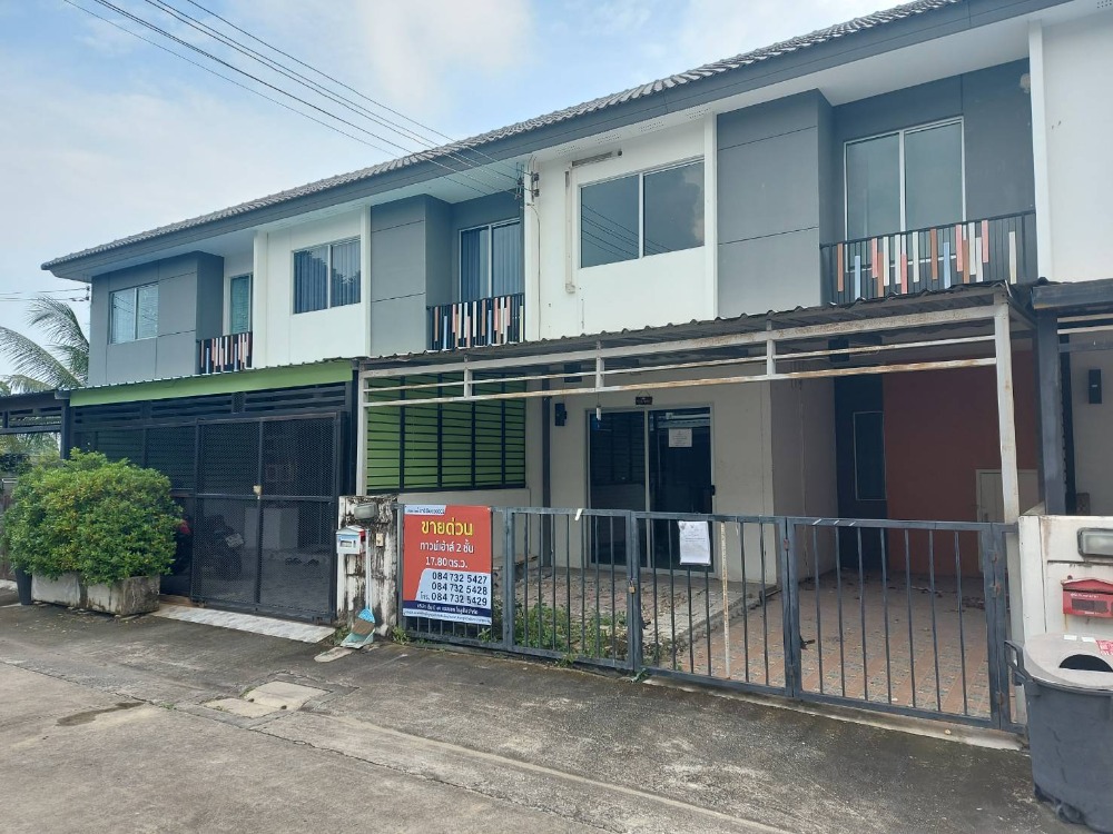 For SaleHouseMin Buri, Romklao : 2-story townhouse Pruksa 118