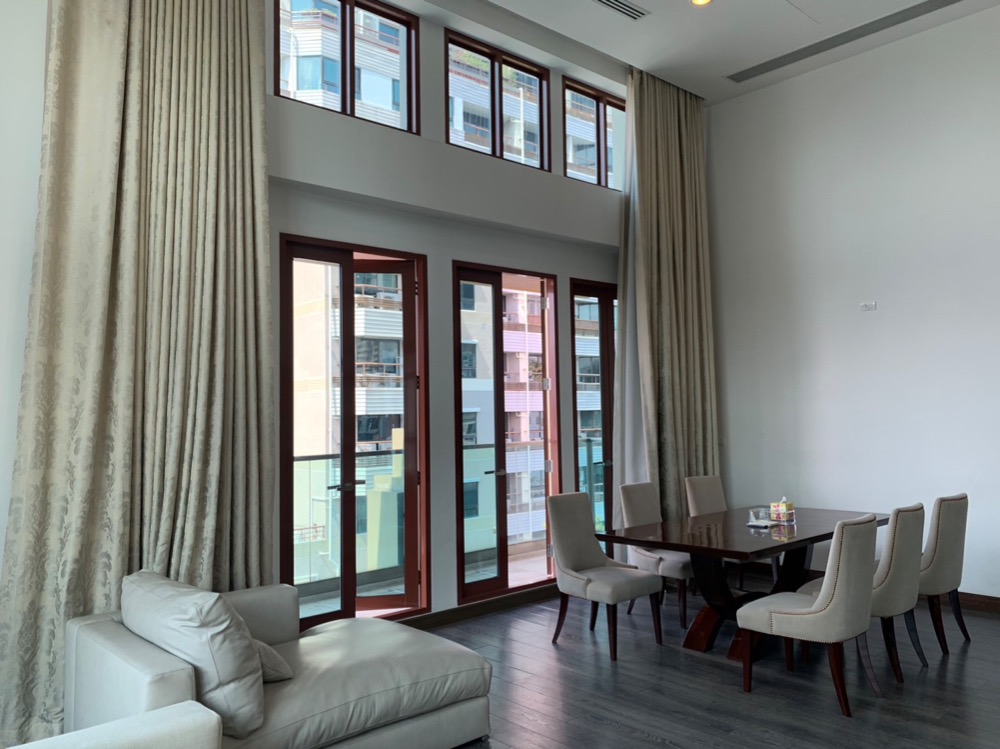 For RentCondoWitthayu, Chidlom, Langsuan, Ploenchit : For Rent!!! (Ready to move in) The Crest Ruamrudee (BTS Ploenchit) / 192.25 Sq.m./3B3B+ 1Maid room/Fully Furnish /100,000 per Month