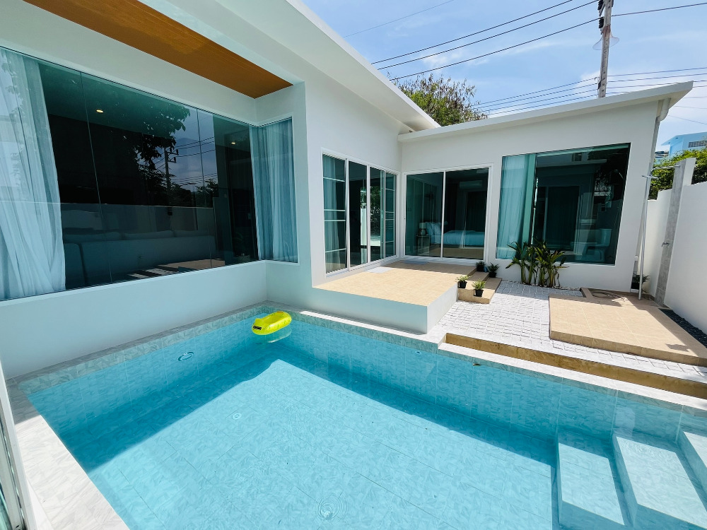 ขายบ้านภูเก็ต : ขาย Modern Pool Villa 3 ห้องนอน 4 ห้องน้ำ ใน ราไวย์ - ใสยวน