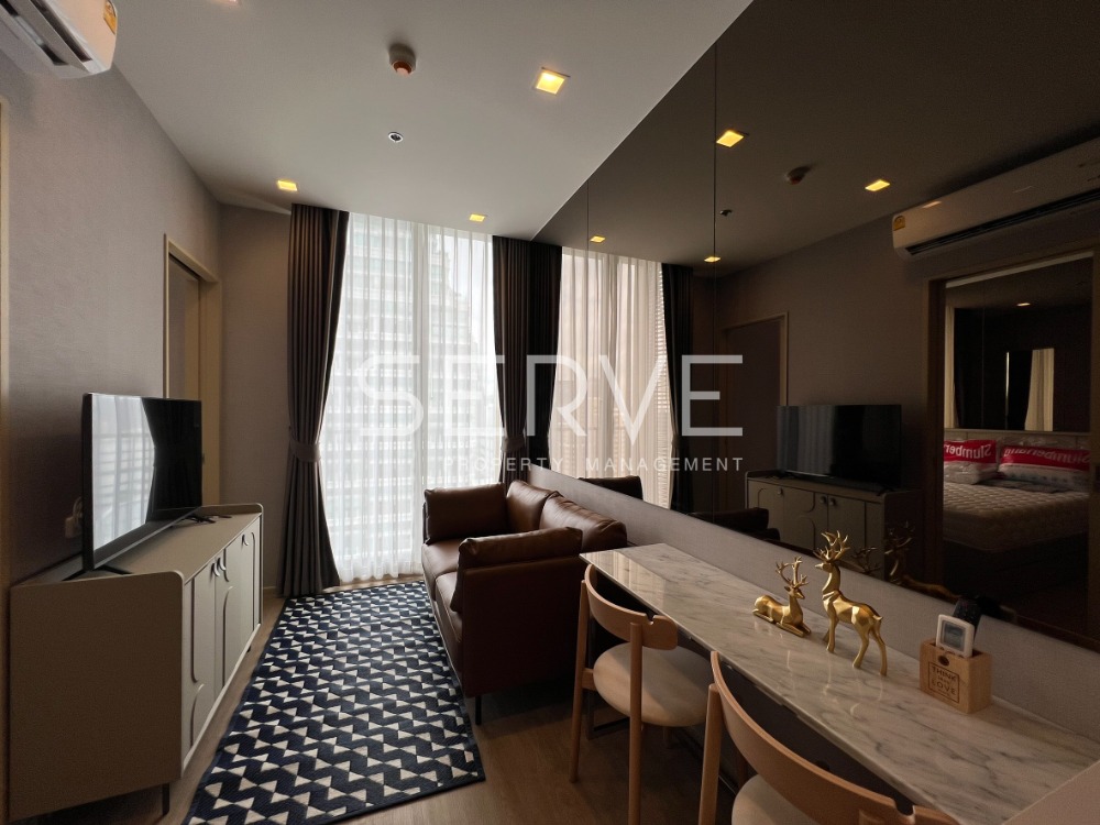 For RentCondoSukhumvit, Asoke, Thonglor : 🔥Nice Decorate 1 Bed 29.81 Sq.m. High Fl. 25+ Good Location Close to BTS Phrom Phong 450 m. at Noble STATE 39 Condo / For Rent