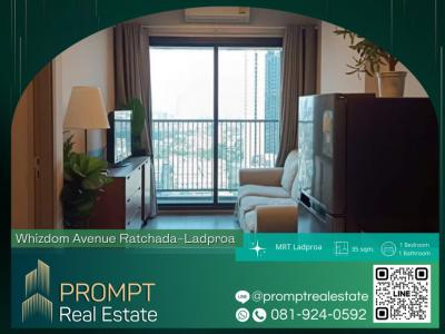 For RentCondoLadprao, Central Ladprao : PROMPT *Rent* Whizdom Avenue Ratchada-Ladproa - 35 sqm #BTSLadprao