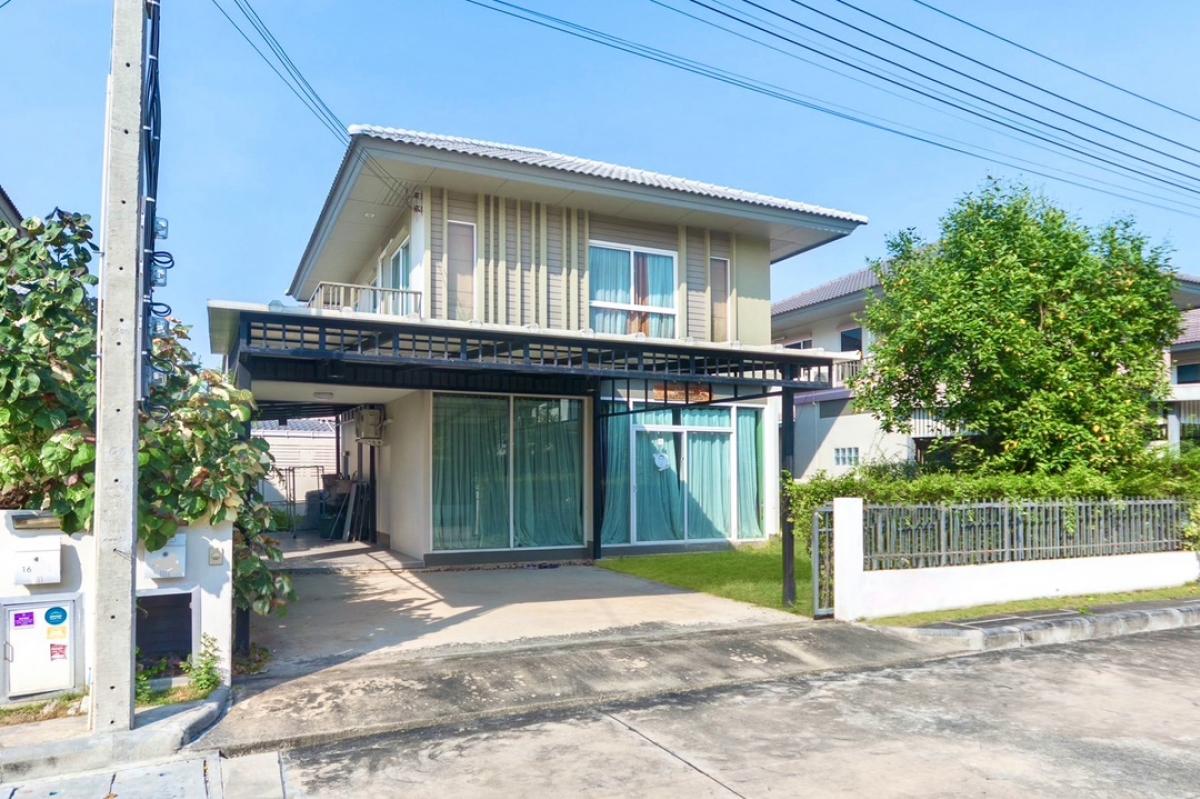 For SaleHousePhutthamonthon, Salaya : Cheapest for sale ‼️Single house Kanasiri-Salaya, Soi Wat Phra Ngoen, size 53.10 sq m., 3 bedrooms, 3 bathrooms, office room extension, south side.