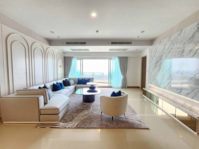 ขายคอนโดพระราม 3 สาธุประดิษฐ์ : 4 Bedroom Penthouse for Rent & Sale at Supalai Prima Riva Rama 3-Narathiwas