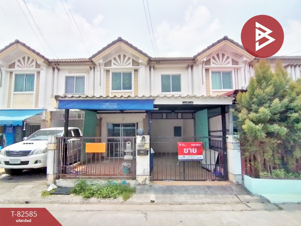 For SaleTownhouseSamut Prakan,Samrong : Townhouse for sale Pruksa Ville Village 24 Srinakarin-Nam Daeng Samut Prakan