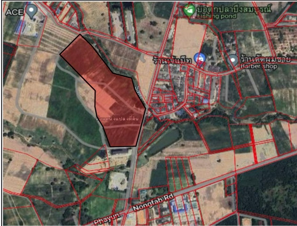 For SaleLandRayong : Selling Land in Rayong, Map Ta Phut: Spacious Plot, 44-0-37.9 Rai, Prime Location Linked to Industrial Estates//“