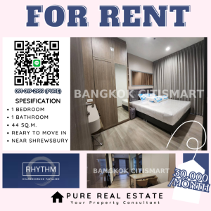 For RentCondoSathorn, Narathiwat : Rent📍 RHYTHM Charoenkrung Pavillion 📍