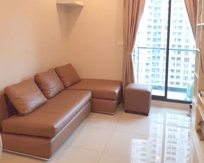 For RentCondoRama9, Petchburi, RCA : Condo for rent, Villa Asoke, 48 sq m., 15th floor, excellent condition. DD