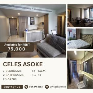 For RentCondoSukhumvit, Asoke, Thonglor : Celes Asoke for rent 75K