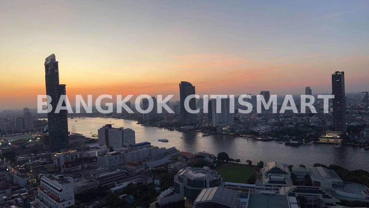 For RentCondoSathorn, Narathiwat : 📍✅For rent Rhythm Charoenkrung Pavilion, 34th floor, size 134, 3 bedrooms, 3 bathrooms, price 150,000฿/month, river view.